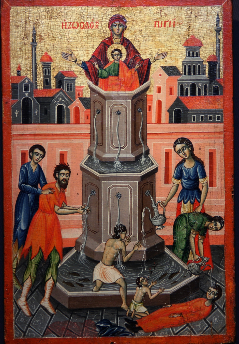 Tesori Albania_73.JPG - Miracolo della Sorgente di Vita - Chiesa di Sant'Ilia di berat, XVIII secolo.